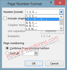 7-Format Page Number